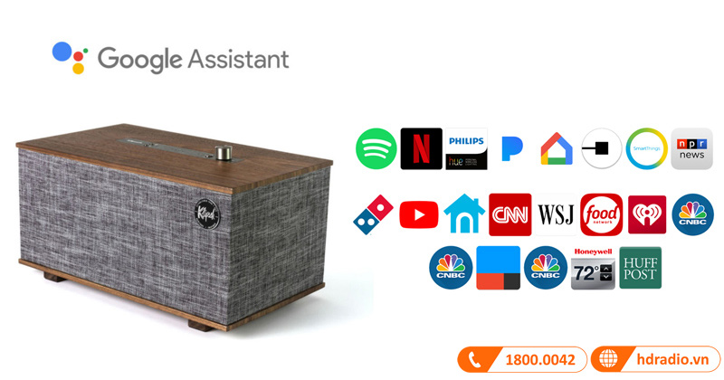 Loa Klipsch The Three Google Assistant