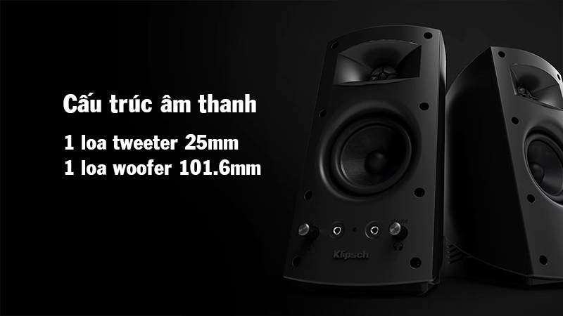 cau truc am thanh cua loa klipsch promedia 2.0