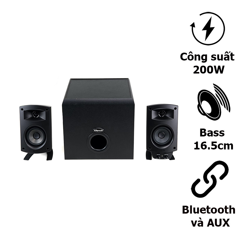 Loa Klipsch Promedia 2.1 Bluetooth, Công Suất 200W, Aux