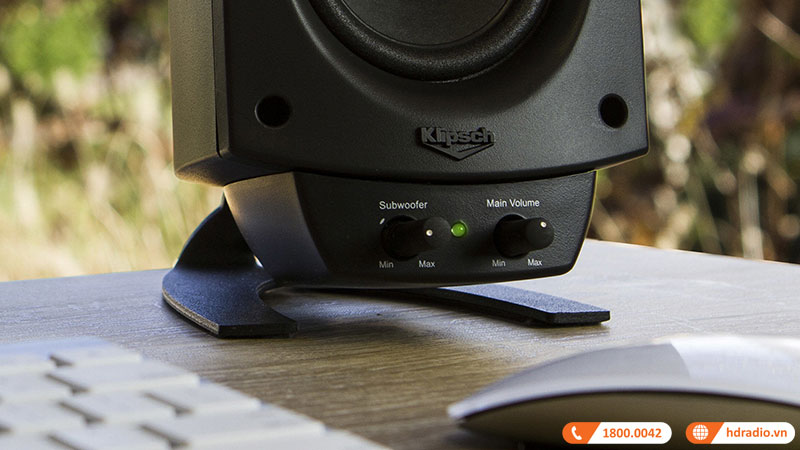 cac num dieu chinh am luong cua loa klipsch promedia 2.1 bt