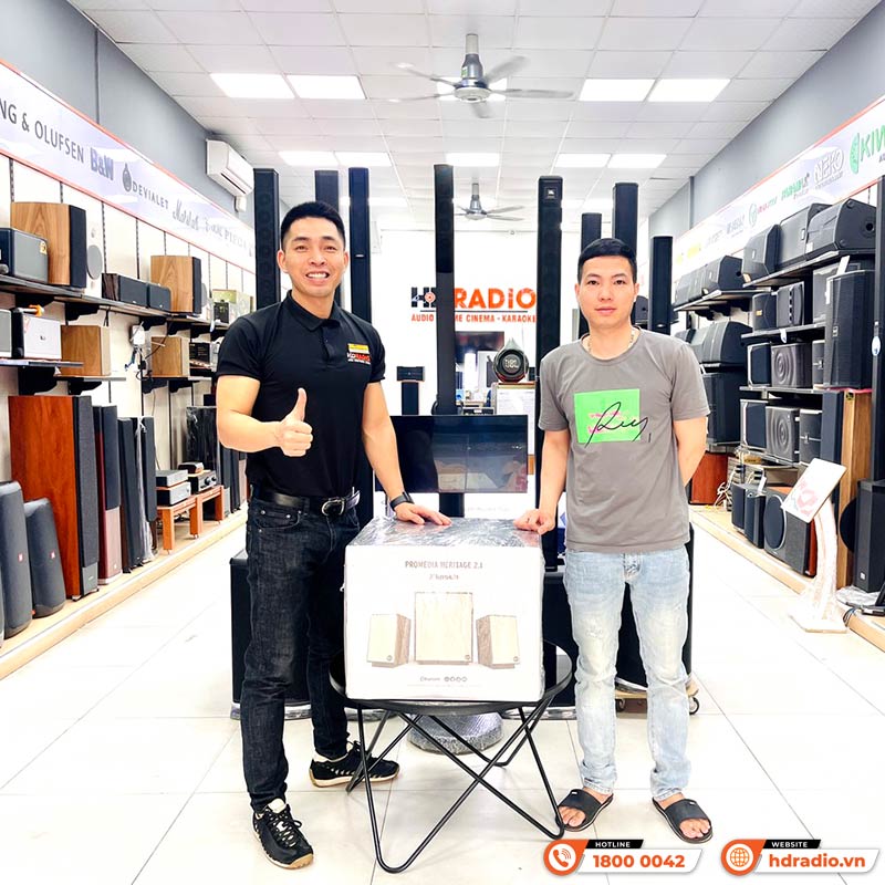 Loa Klipsch Promedia Heritage 2.1, Có Bluetooth, RCA, USB, Công Suất 220W-6