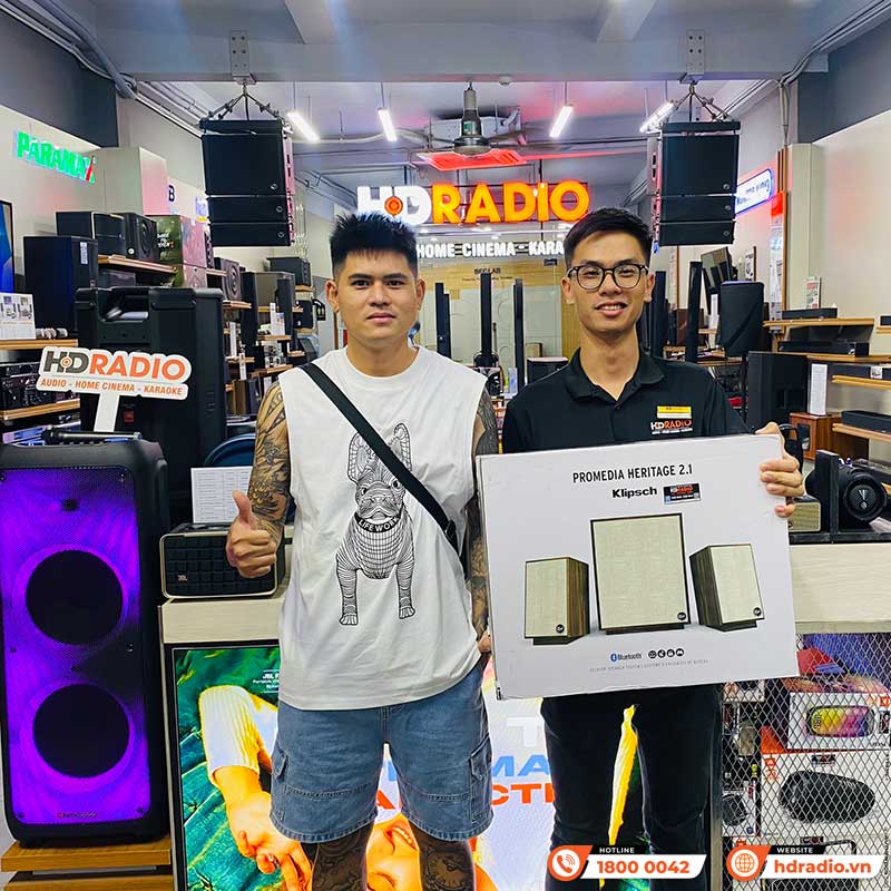 Loa Klipsch Promedia Heritage 2.1, Có Bluetooth, RCA, USB, Công Suất 220W-8