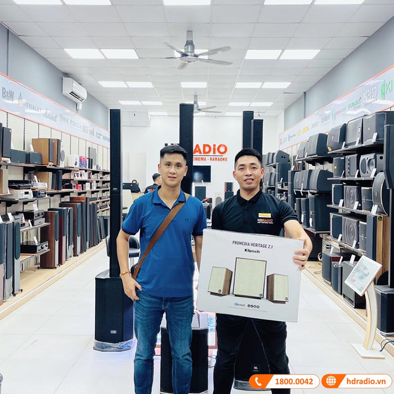 Loa Klipsch Promedia Heritage 2.1, Có Bluetooth, RCA, USB, Công Suất 220W-4