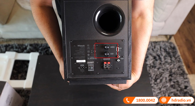 2 num dieu chinh am thanh cua loa klipsch promedia heritage 2.1