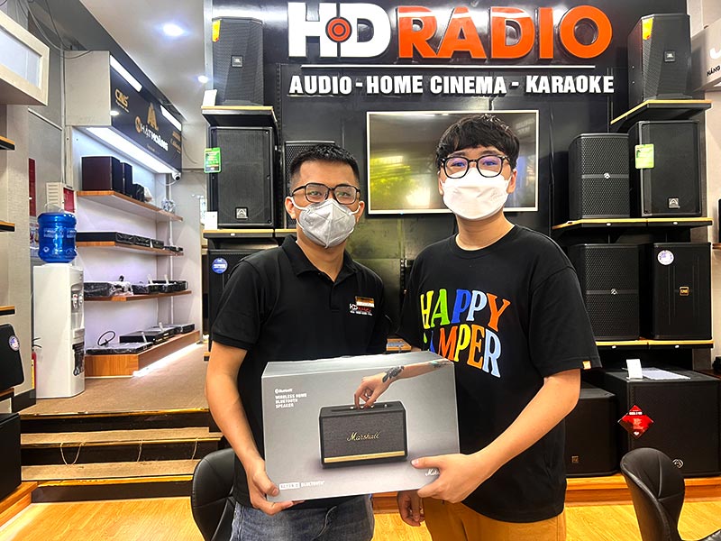 HDRadio đã và đang là đơn vị bán Loa Marshall Acton 2 (II) chính hãng với tem ASH đầy đủ CO. CQ