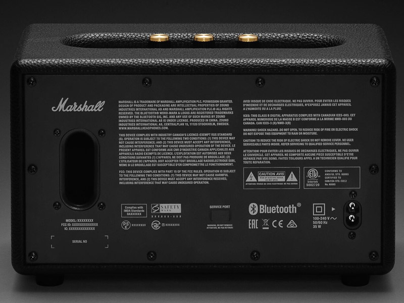 mat sau Loa Marshall Acton 2 Voice With Amazon Alexa