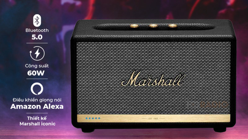 tinh nang Loa Marshall Acton 2 Voice With Amazon Alexa