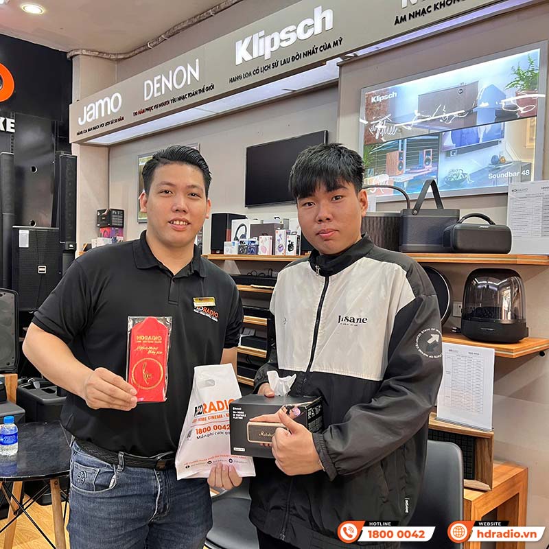 mua loa Marshall Emberton 3 chính hãng do hdradio phân phối