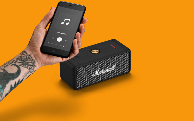 Loa Marshall Emberton có kết nối bluetooth 5.0