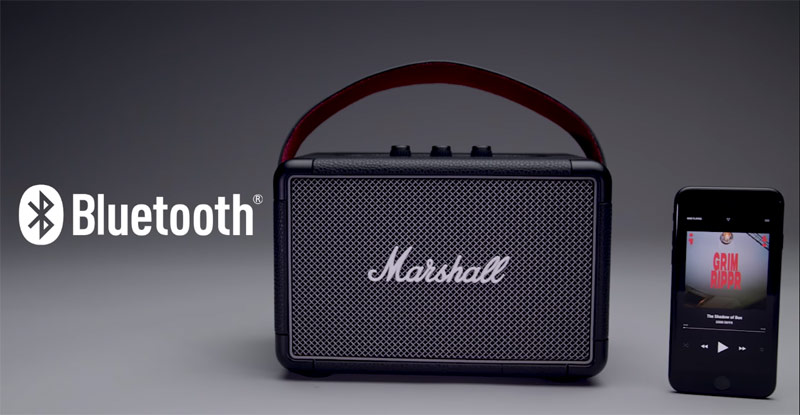 kết nối bluetootht trên loa marshall kilburn 2