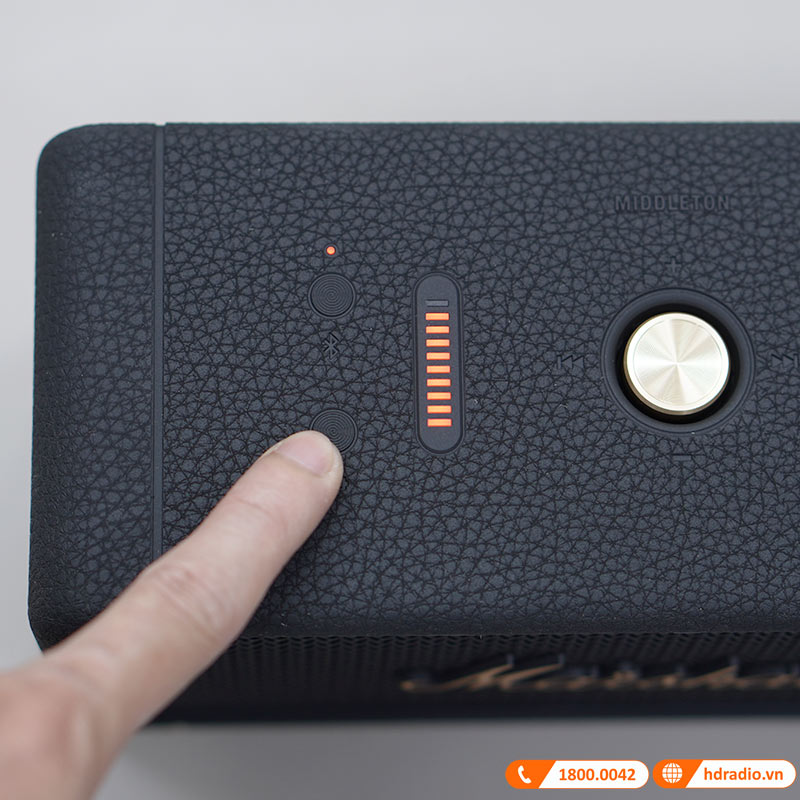 Loa Marshall Middleton 1, Pin 20h, Chống Nước IP67, Công suất 60W, Stack Mode, EQ, Bluetooth 5.1, AUX-11