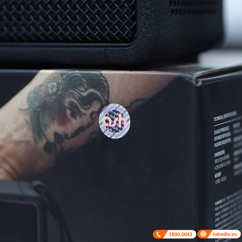 Loa Marshall Middleton 1, Pin 20h, Chống Nước IP67, Công suất 60W, Stack Mode, EQ, Bluetooth 5.1, AUX-3