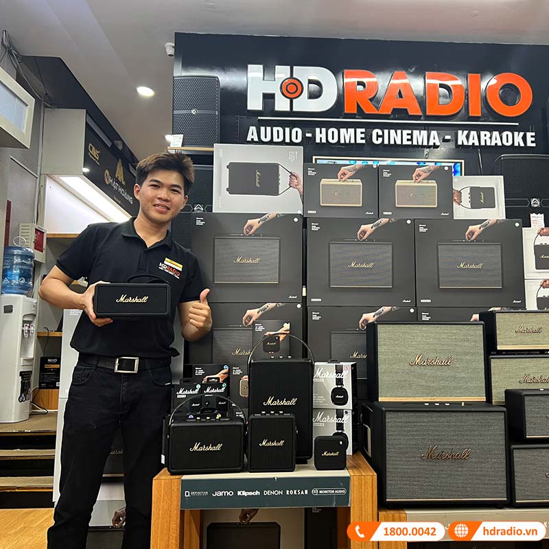 HDRADIO hiện đã và đang là đơn vị bán loa Marshall Middleton chính hãng tem ASH đầy đủ CO. CQ