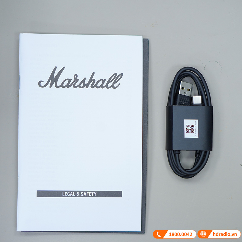Loa Marshall Stockwell 2 (II) Pin 20h, Công suất 15W, IPX4, Bluetooth, AUX-15