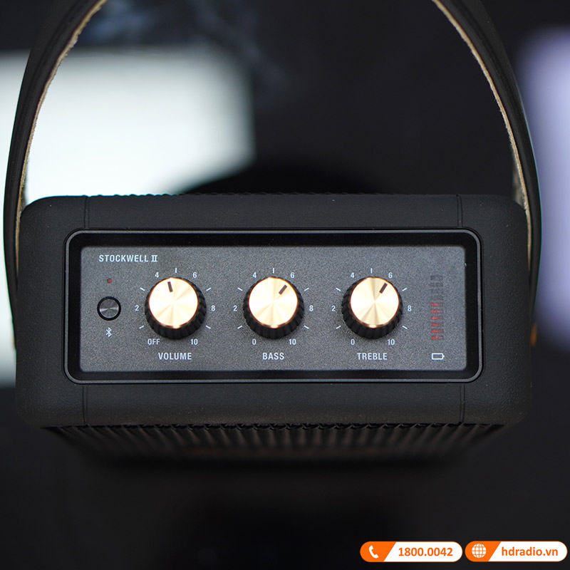 Loa Marshall Stockwell 2 (II) Pin 20h, Công suất 15W, IPX4, Bluetooth, AUX-11