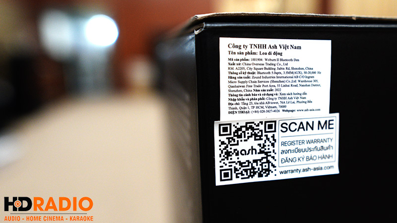 loa marshall woburn 2 chính hãng ASH