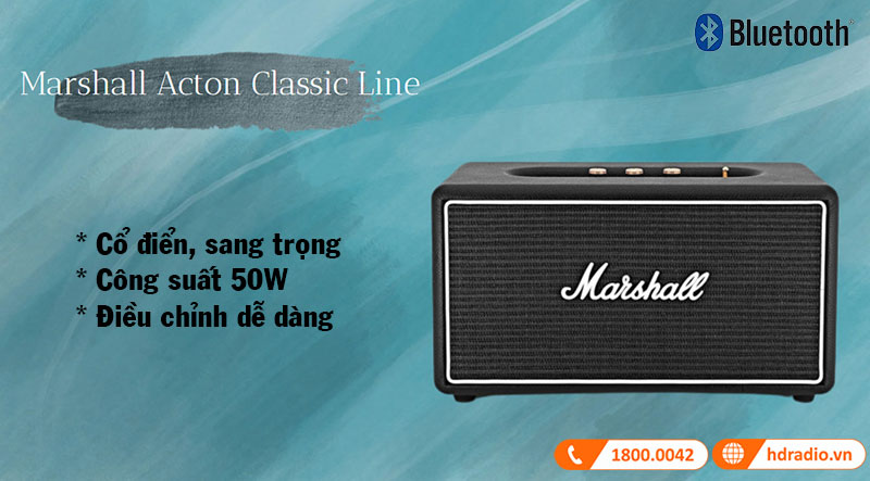 loa bluetooth marshall acton classic line