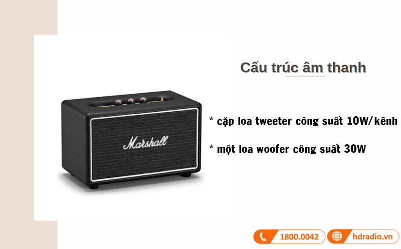 cau truc am thanh loa marshall acton classic line 