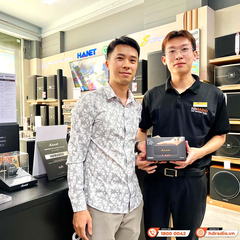 mua loa Marshall Emberton 2 chính hãng ash đến HDRadio