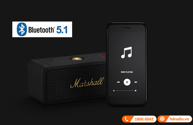 loa marshall emberton 2 ket noi khong day qua bluetooth 5.1