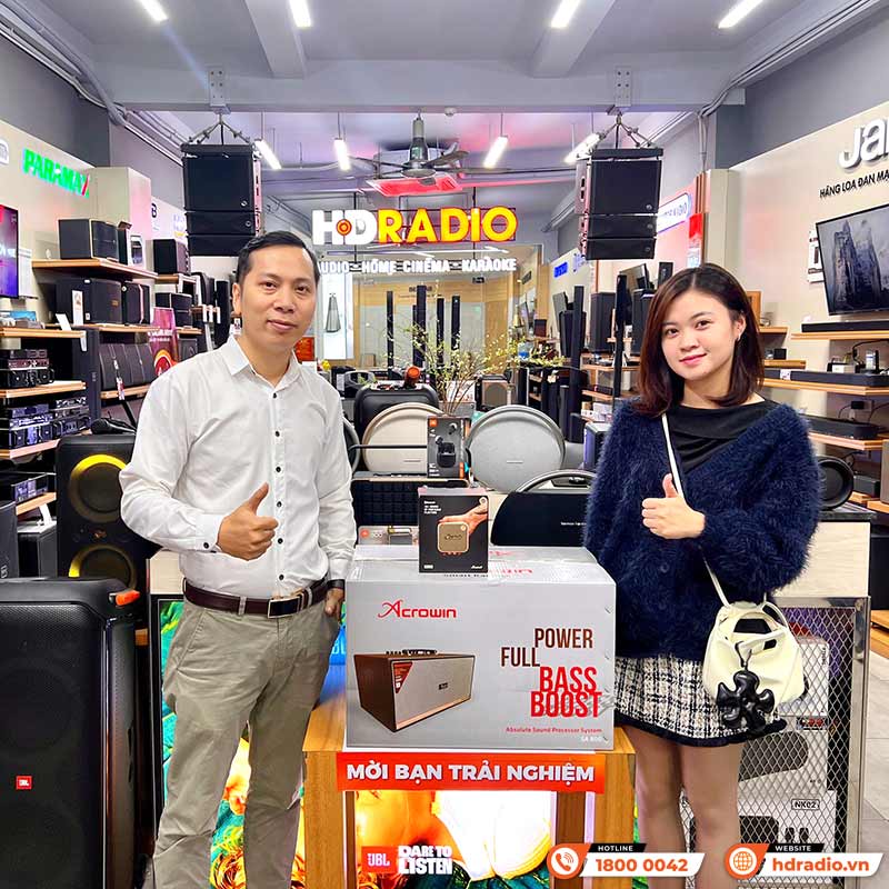 khách hàng mua Loa Marshall Willen chính hãng tại hdradio