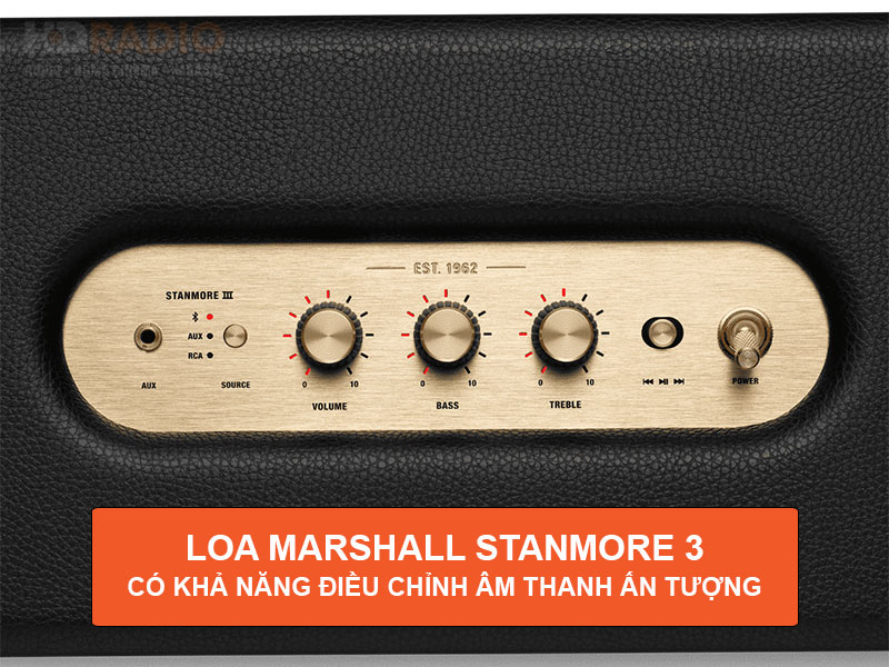 Loa Marshall Stanmore 3 tùy chỉnh âm thanh dễ dàng chính xác