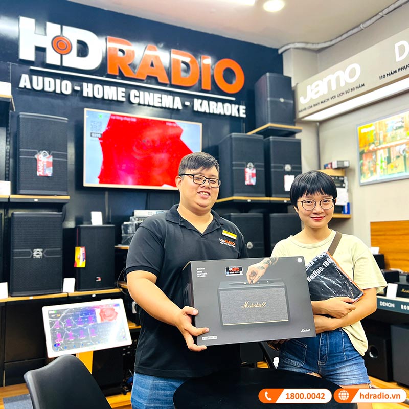mua Loa Marshall Stanmore 3 chính hãng tem ash đến hdradio