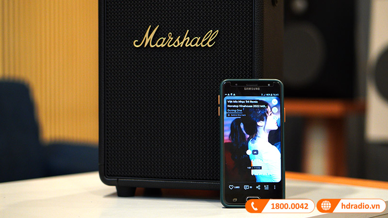 Loa Marshall Tufton có kết nối bluetooth 5.0 APTX và AAC