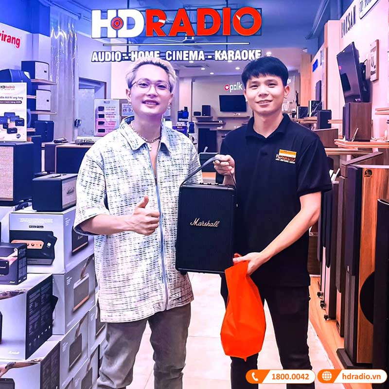 Loa Marshall Tufton, Pin 20h, Công Suất 80W, Chống Nước IPX2, Bluetooth 5.0, AUX-5