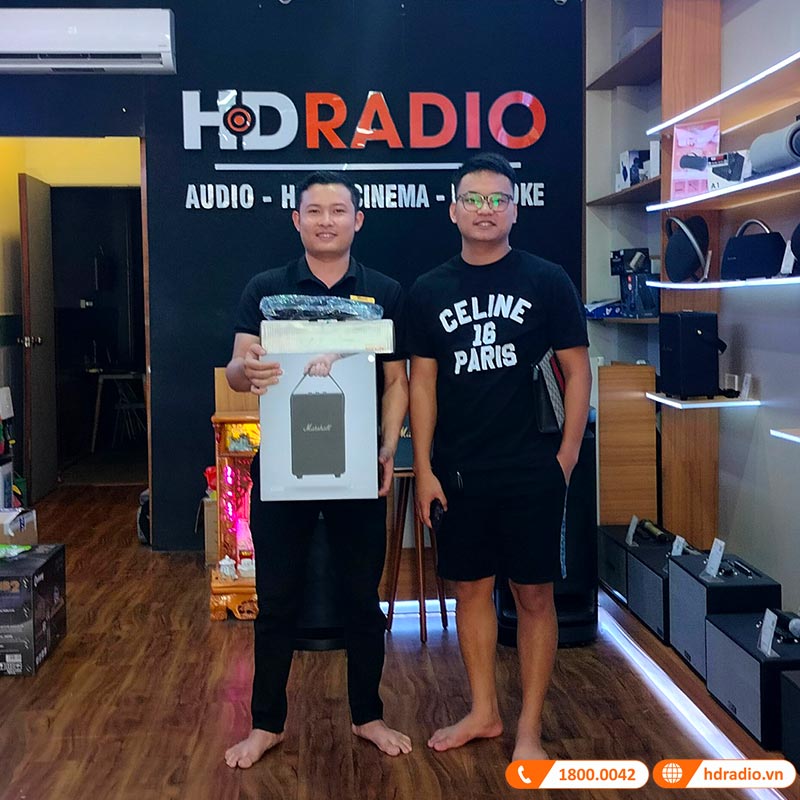 Loa Marshall Tufton, Pin 20h, Công Suất 80W, Chống Nước IPX2, Bluetooth 5.0, AUX-7