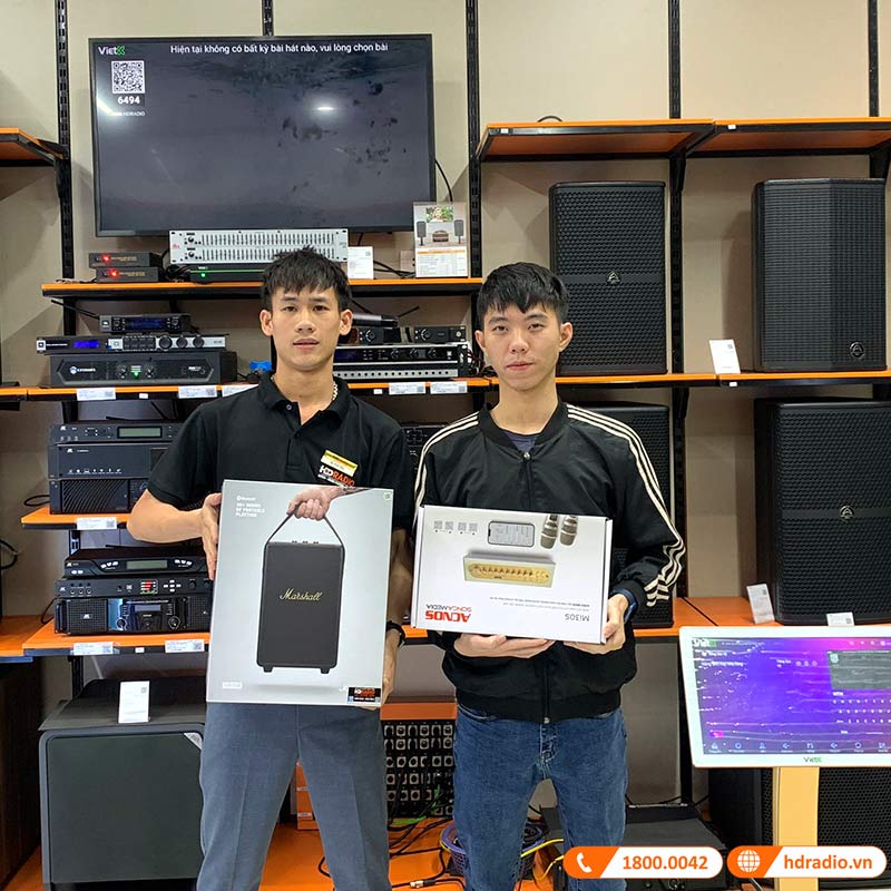 Loa Marshall Tufton, Pin 20h, Công Suất 80W, Chống Nước IPX2, Bluetooth 5.0, AUX-8