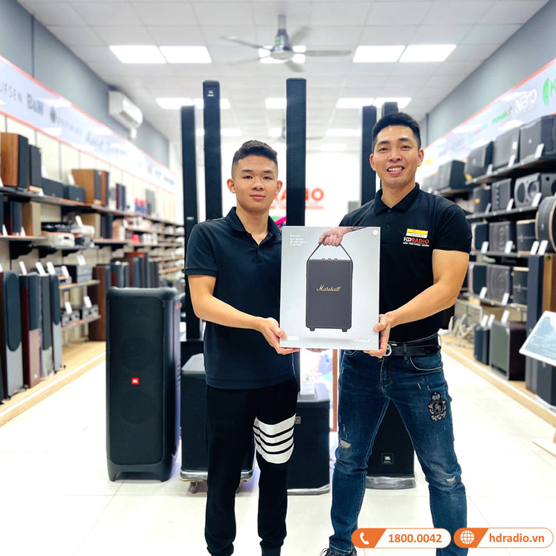 Loa Marshall Tufton, Pin 20h, Công Suất 80W, Chống Nước IPX2, Bluetooth 5.0, AUX-4