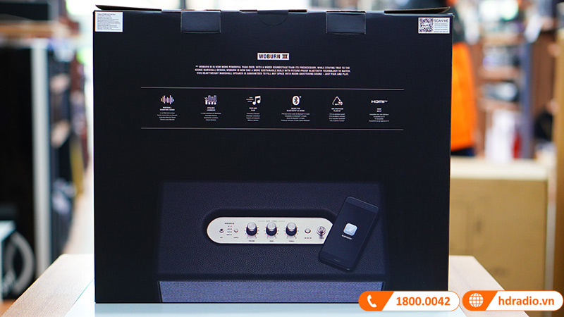 ảnh thực tế loa Marshall Woburn 3