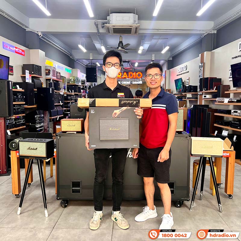 hdradio bán loa Marshall Woburn III chính hãng tem ASH