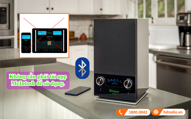 ket noi khong day loa McIntosh RS150