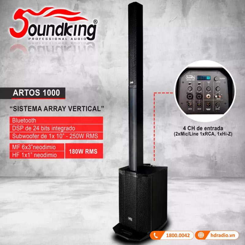 Đánh giá chi tiết loa Soundking Artos 1000
