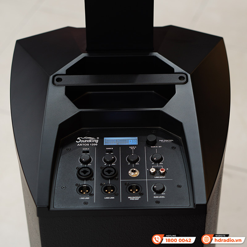 Loa Soundking Artos 1200, Công suất 490W, Mixer 4 kênh, Bluetooth-12