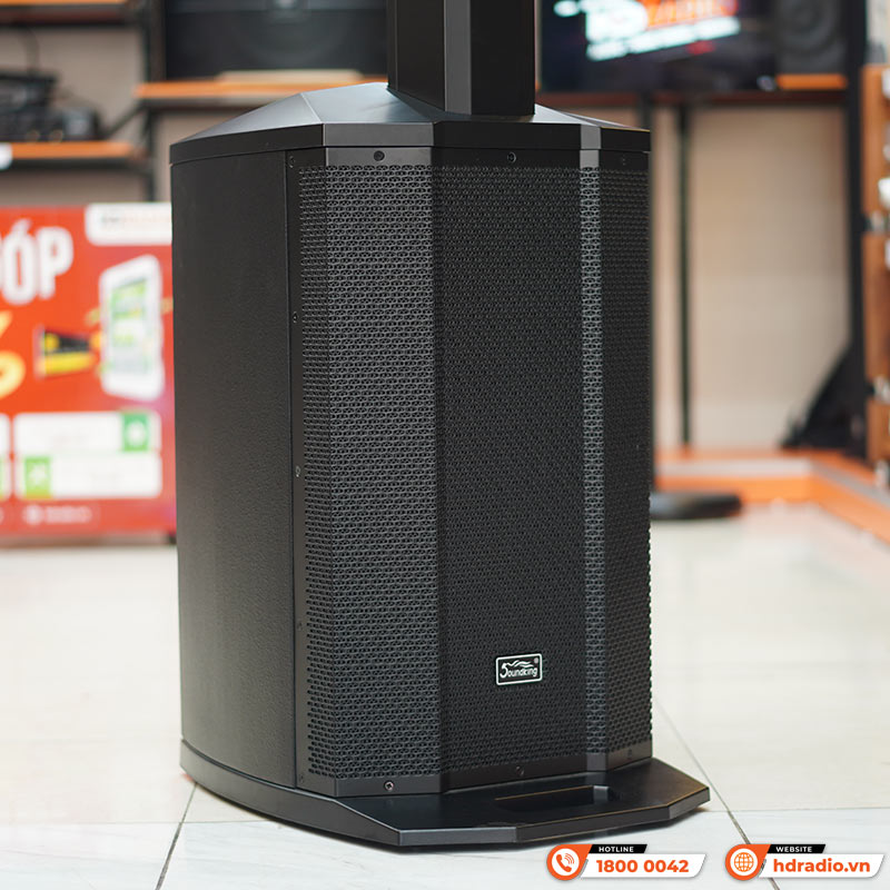 Loa Soundking Artos 1200, Công suất 490W, Mixer 4 kênh, Bluetooth-5