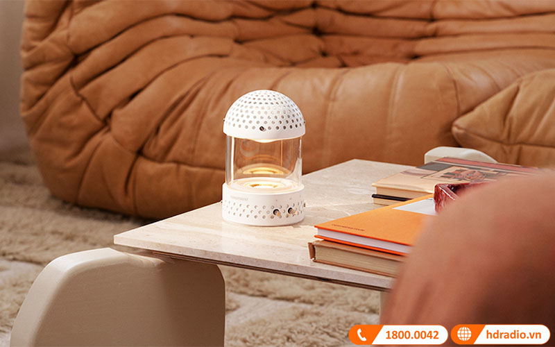 Transparent Light Speaker màu trắng
