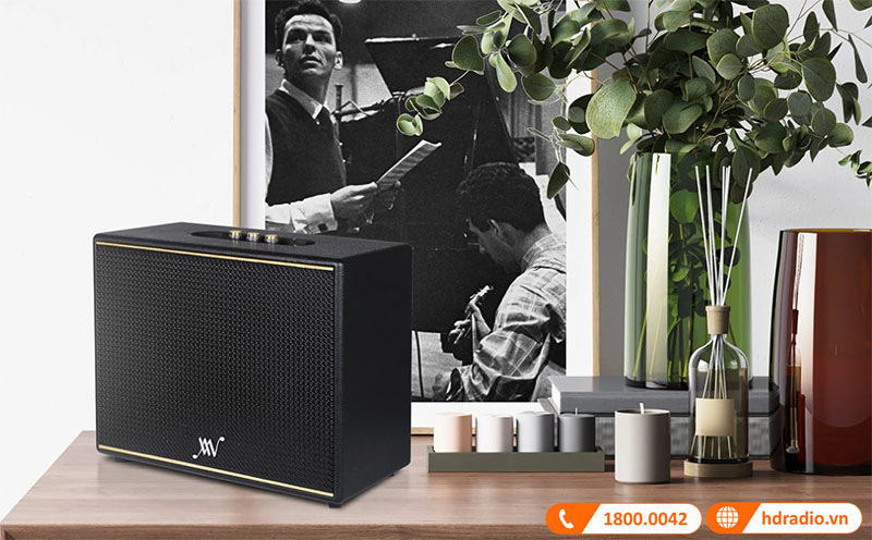 loa Alpha Works Classic V100 kiểu dáng cổ điển và sang trọng