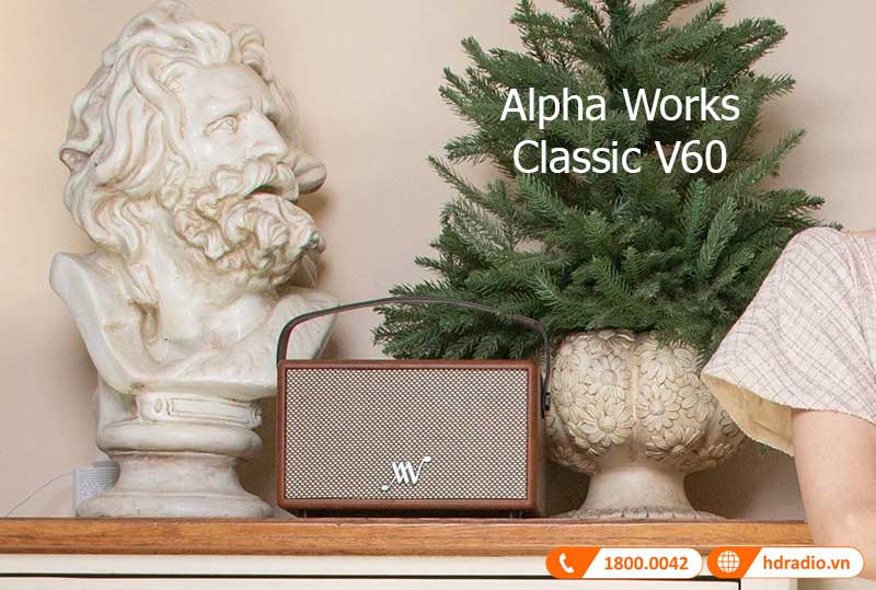 Ra mắt loa alpha works classic v60 nổi bật, kết nối đa dạng Ra mắt loa alpha works classic v60 nổi bật, kết nối đa dạng