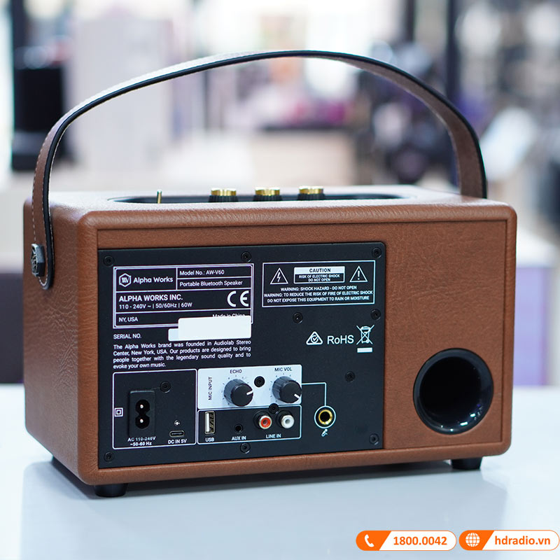 Loa Alpha Works Classic V60 ảnh thực tế