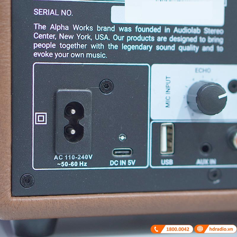 Loa Alpha Works Classic V60 ảnh thực tế