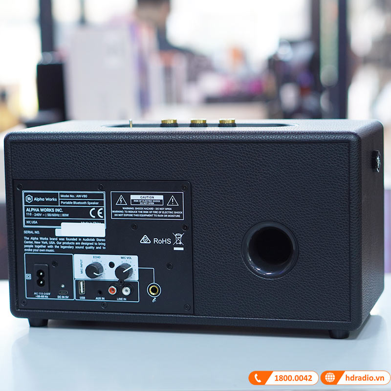 Loa Alpha Works Classic V80 ảnh thực tế