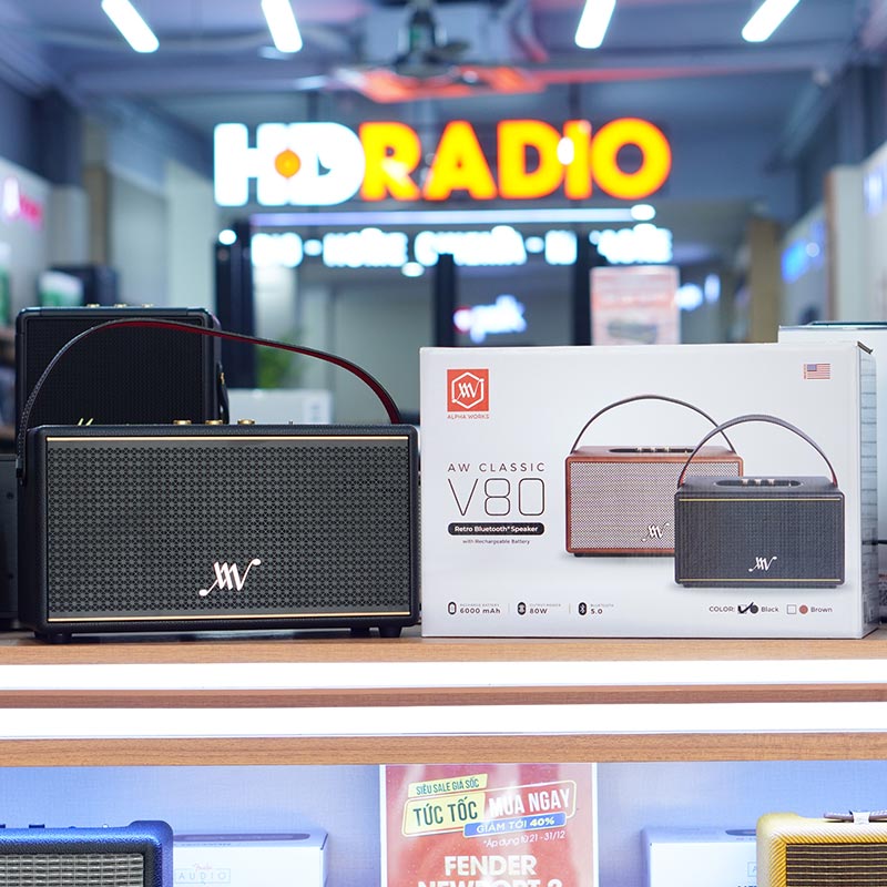 Loa Alpha Works Classic V80 ảnh thực tế