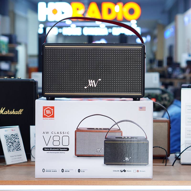 Loa Alpha Works Classic V80 ảnh thực tế