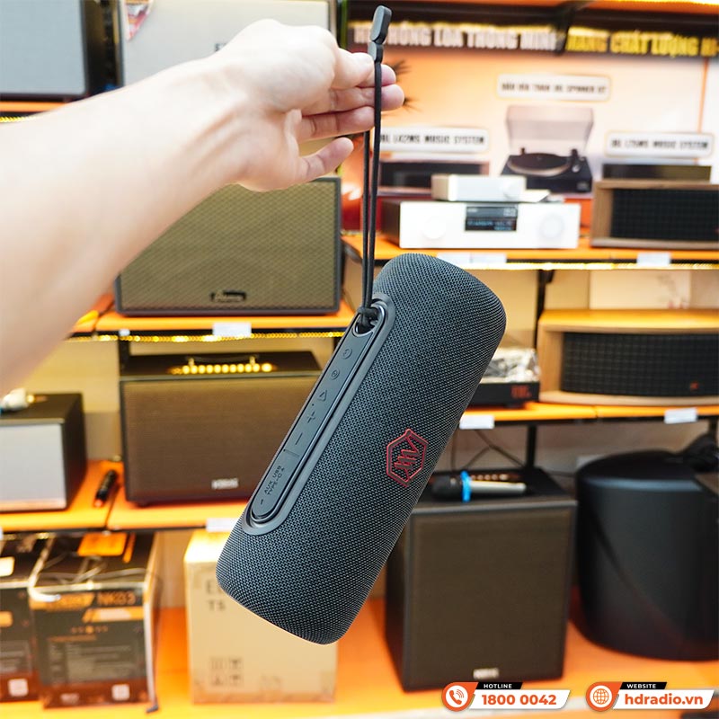 Loa Alpha Works iKON 10, Pin 7h, công suất 10W, IPX5, Bluetooth 5.3-11