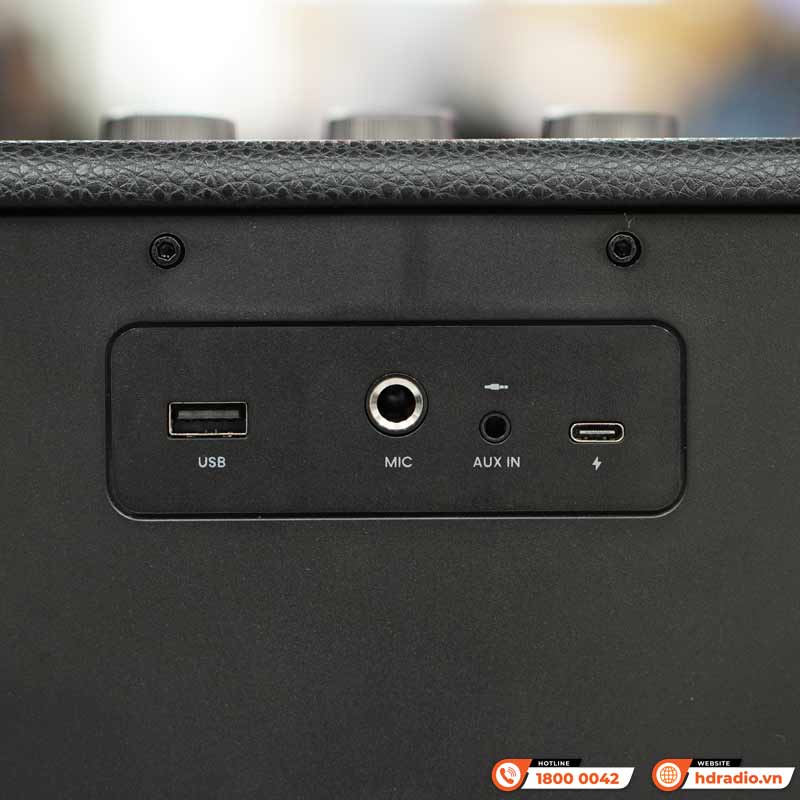 Loa Alpha Works W89, Công suất 60W, Bluetooth 5.3, USB, AUX IN, Pin 12800mAh, Type-C-6