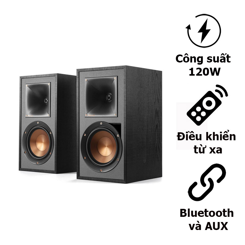 Loa Klipsch R-51PM, 120W (Loa BookShelf Liền Công Suất)