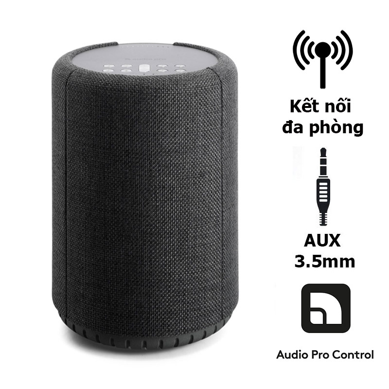 Loa AudioPro A10, Kết nối đa phòng, Bluetooth, AUX